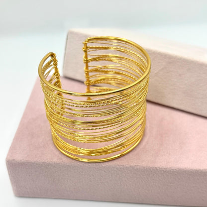 Brazalete Hilos de Oro