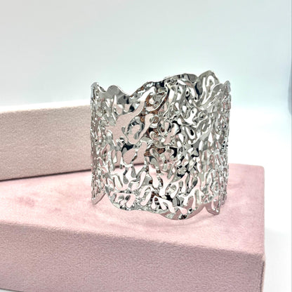 Brazalete Coral Plata