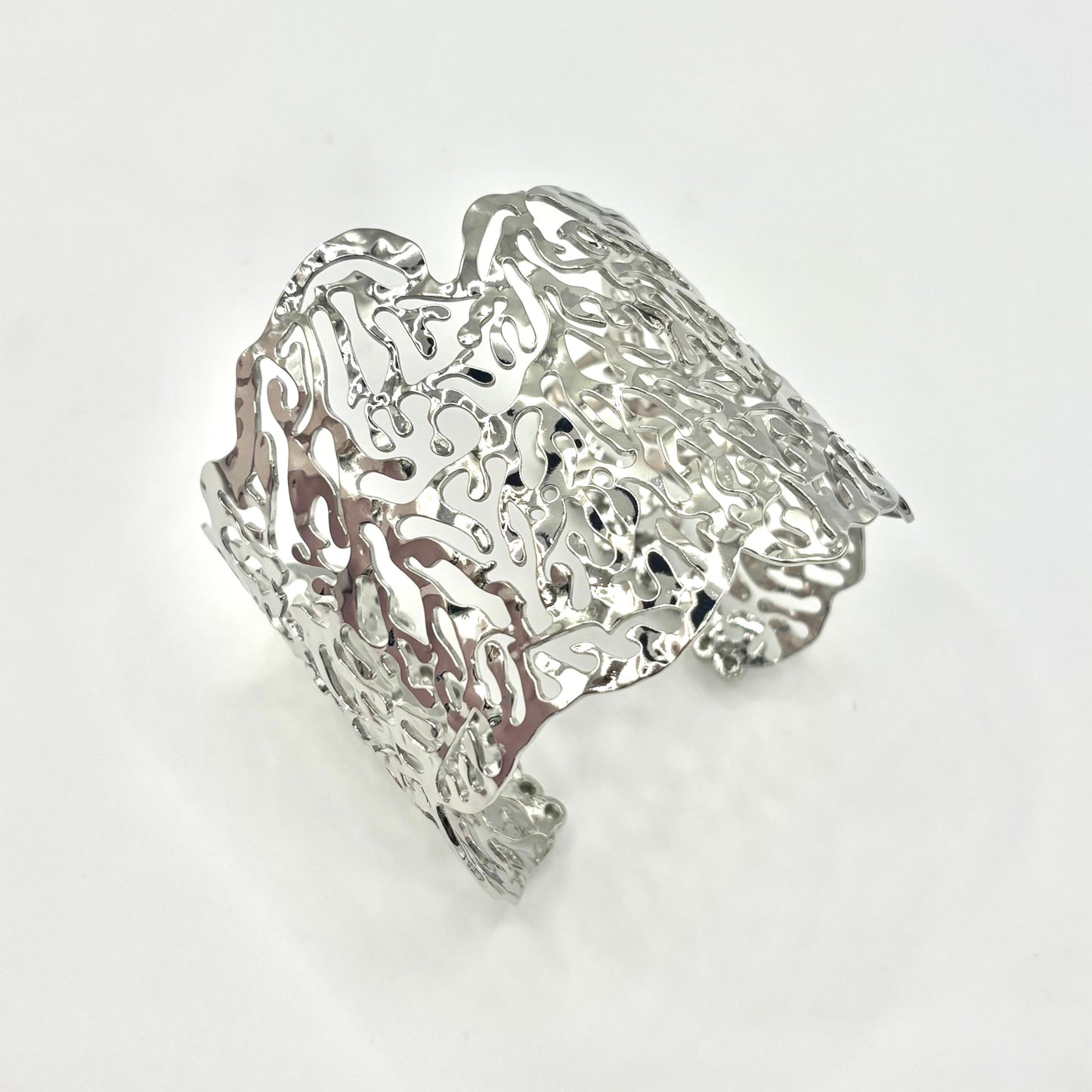 Brazalete Coral Plata