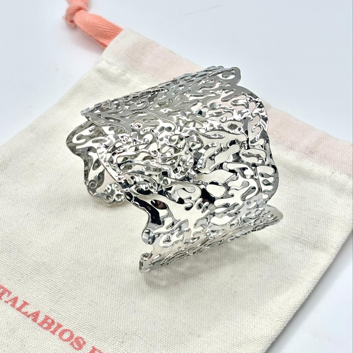 Brazalete Coral Plata