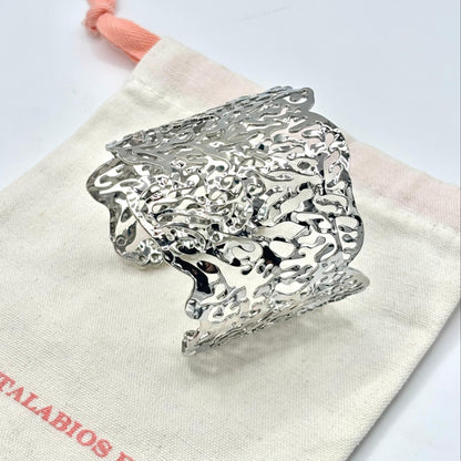 Brazalete Coral Plata