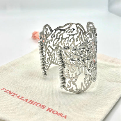 Brazalete Coral Plata