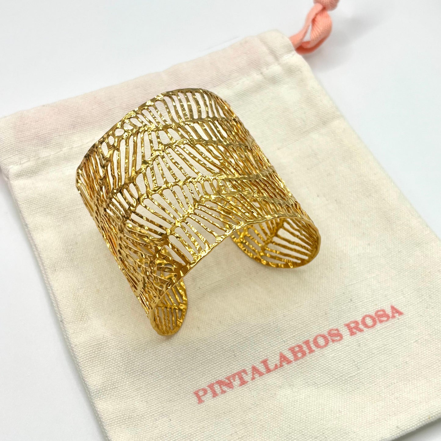 Brazalete Coral Dorado