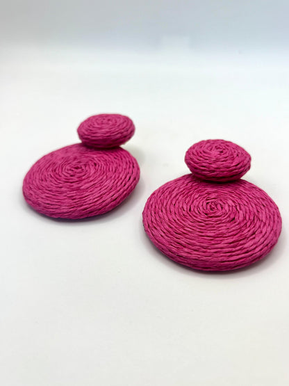 Pendientes Nora Fucsia