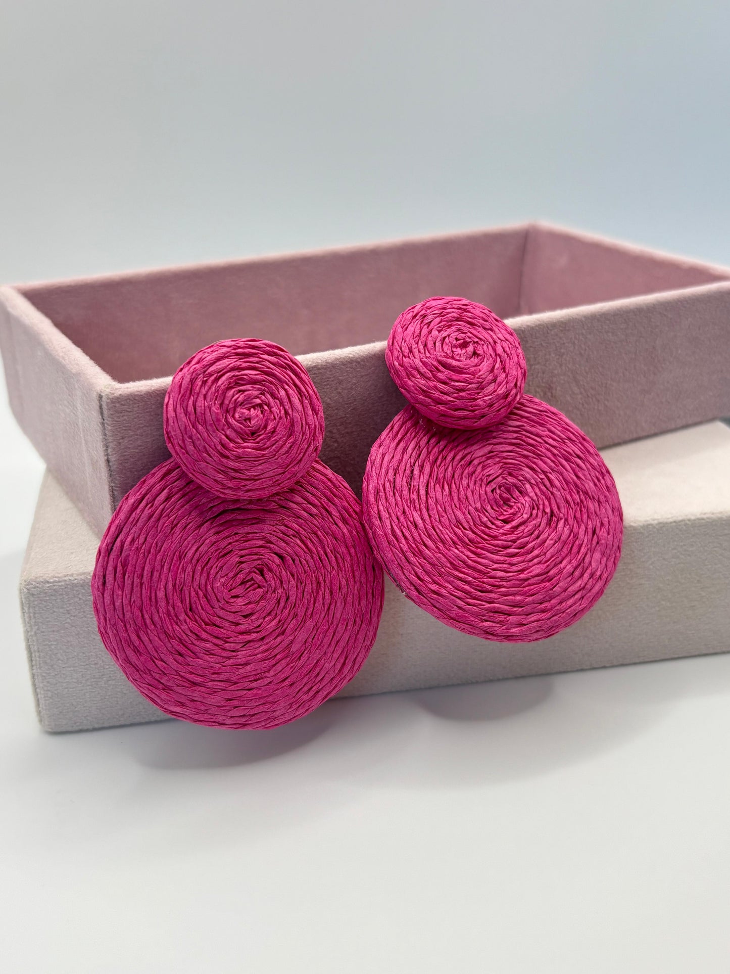 Pendientes Nora Fucsia