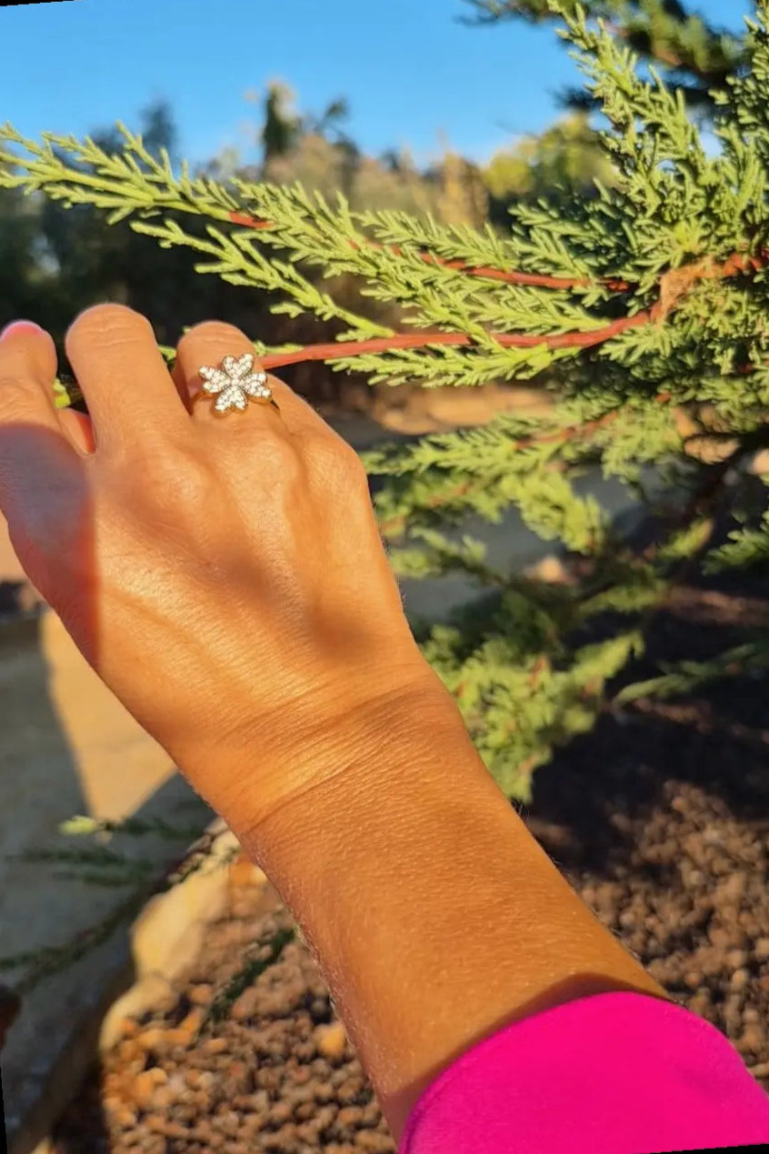Anillo Trébol Oro