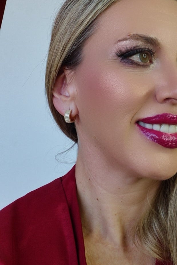 Pendientes Aro Circonitas