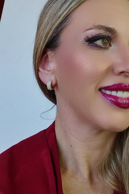 Pendientes Aro Circonitas