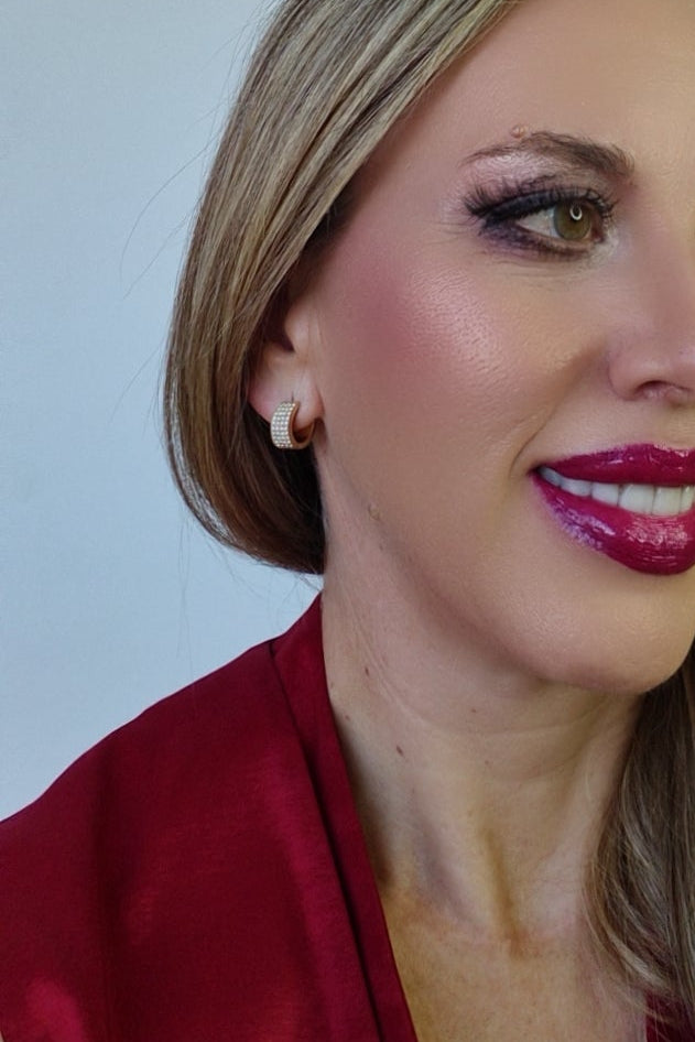 Pendientes Aro Circonitas