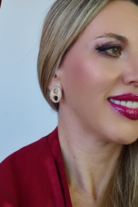 Pendientes Óvalo Circonitas