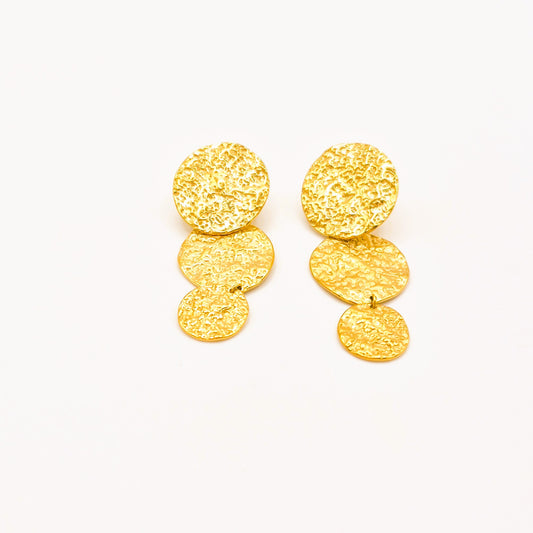 Pendientes Lunas Doradas