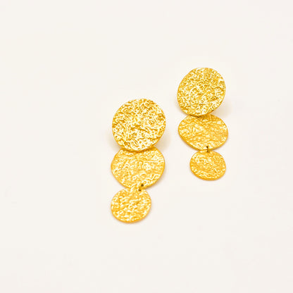 Pendientes Lunas Doradas