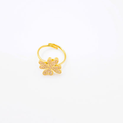Anillo Trébol Oro