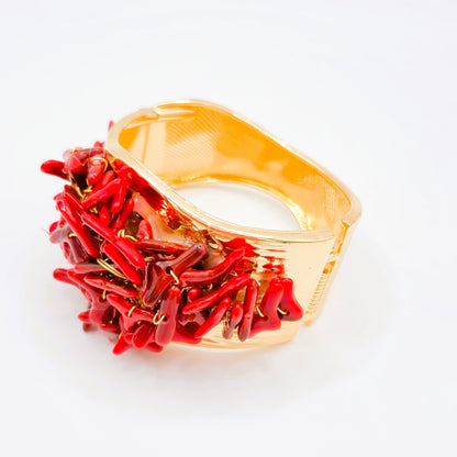 Brazalete Coral Rojo