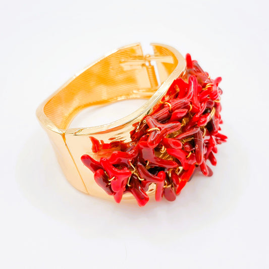 Brazalete Coral Rojo
