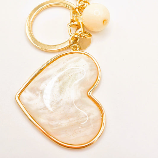 Charm Corazón Perla