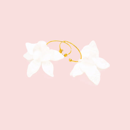 Pendientes Blanca Flor
