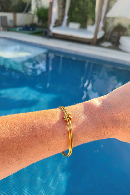 Pulsera Nudo Dorada